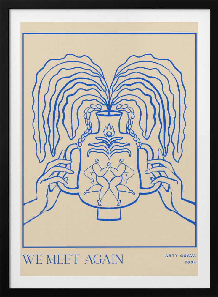 Vessel Collection: Wir treffen uns wieder (LineArt) | Poster