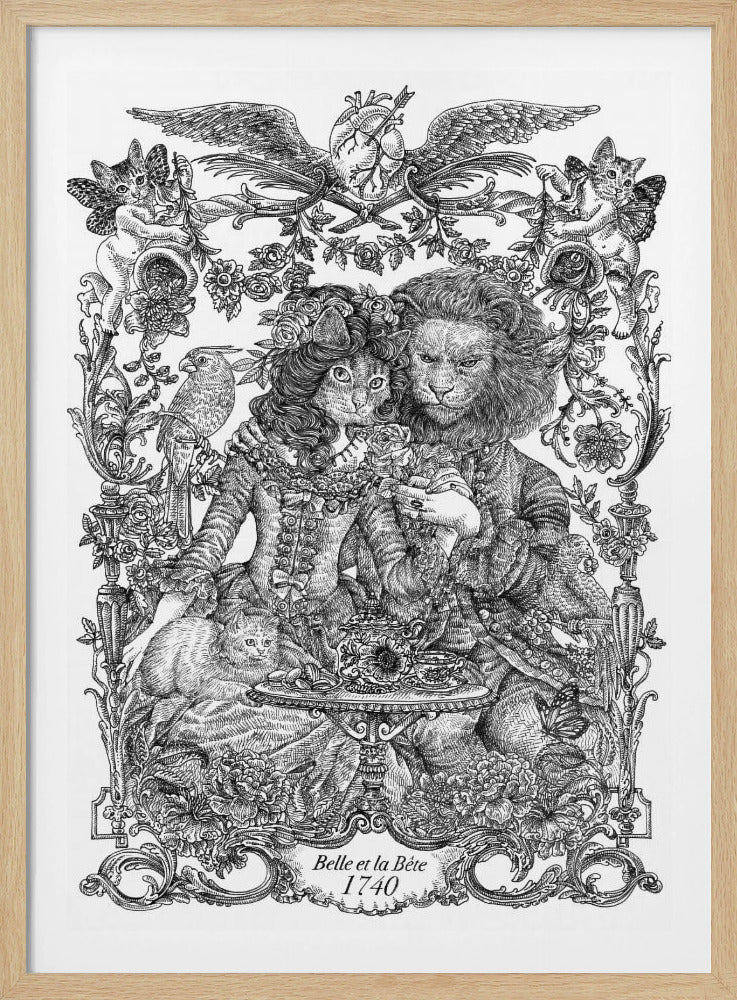 Cat Beauty & Beast | Poster