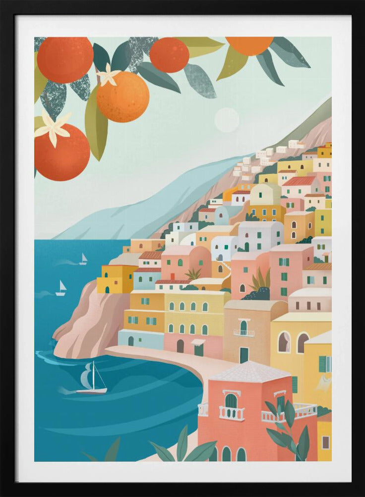 Positano Küste Italien | Poster
