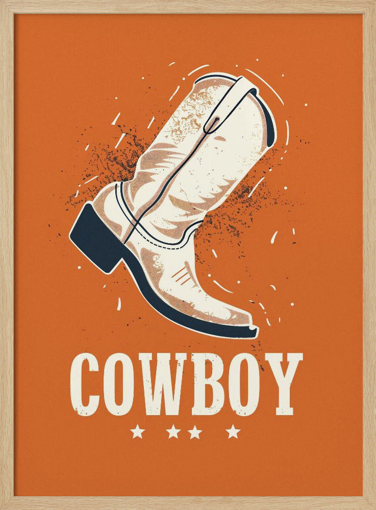 Cowboystiefel Vintage | Poster