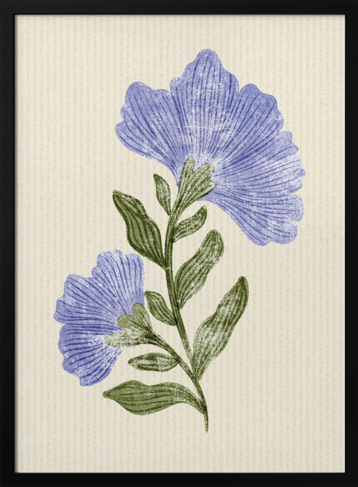 Vintage Blume | Poster