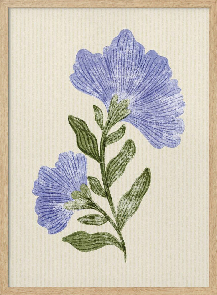 Vintage Blume | Poster