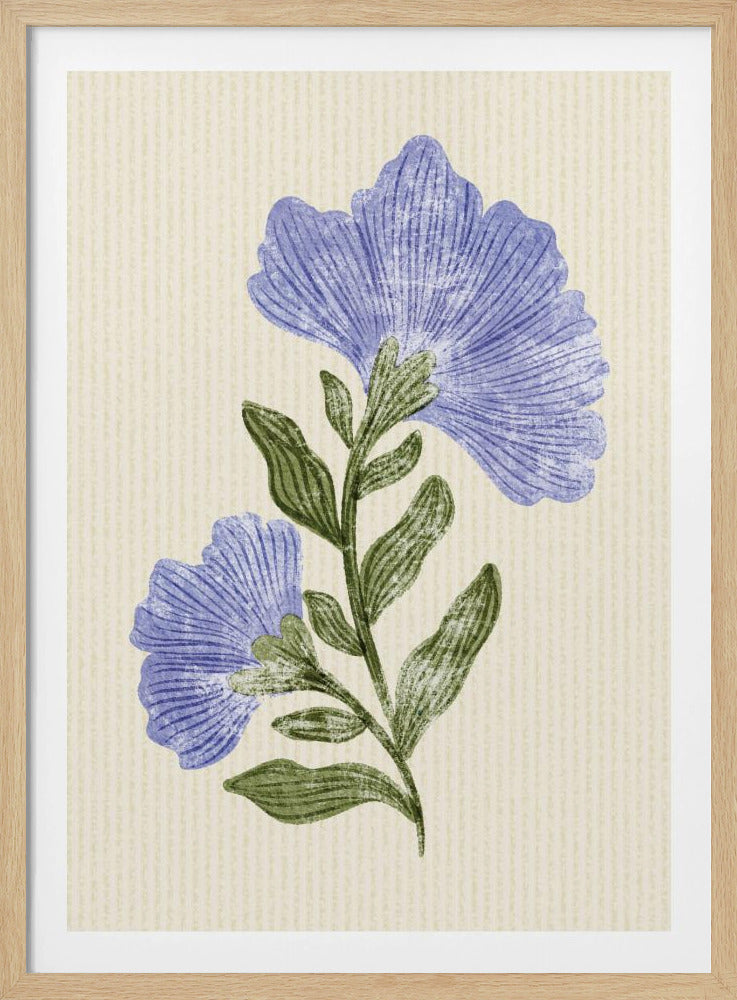Vintage Blume | Poster