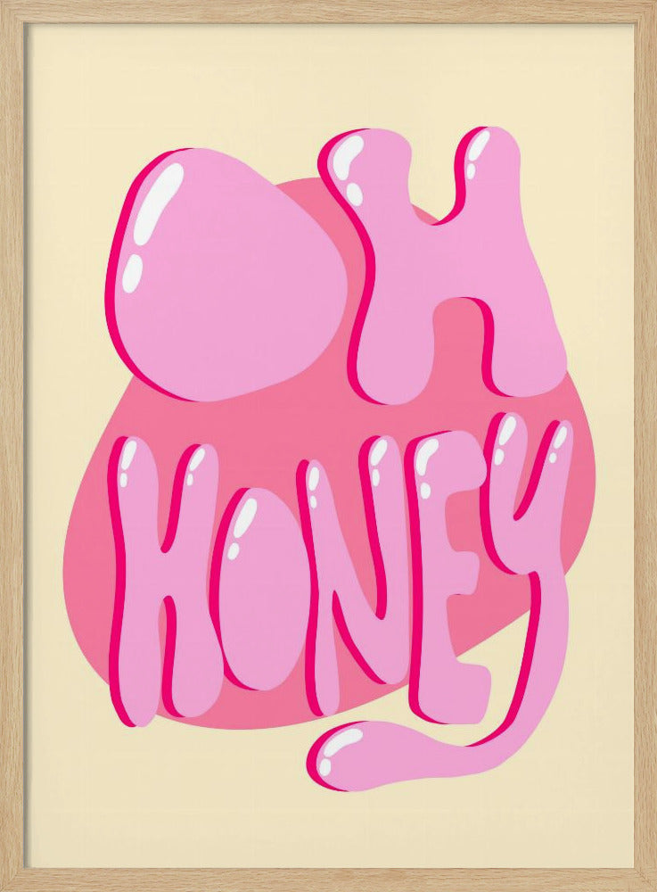 Sweet Bubble Letters | Poster