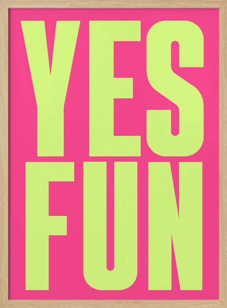 Mutige Neon-Positivität | Poster