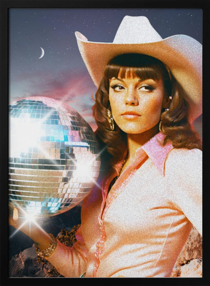 Kosmisches Cowgirl | Poster