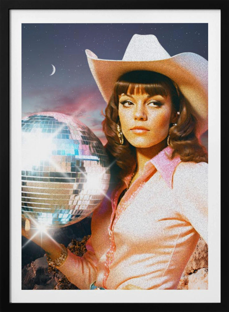 Kosmisches Cowgirl | Poster