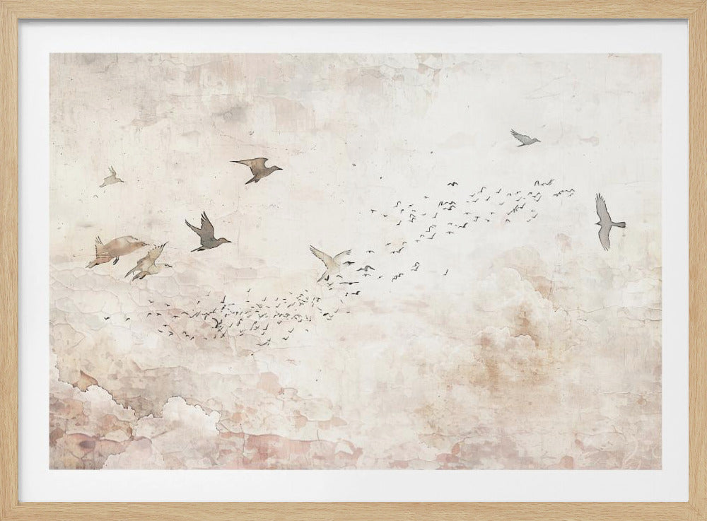 Vogel Vögel Tier Vintage Kunst Illustration Wandkunst 21 | Poster