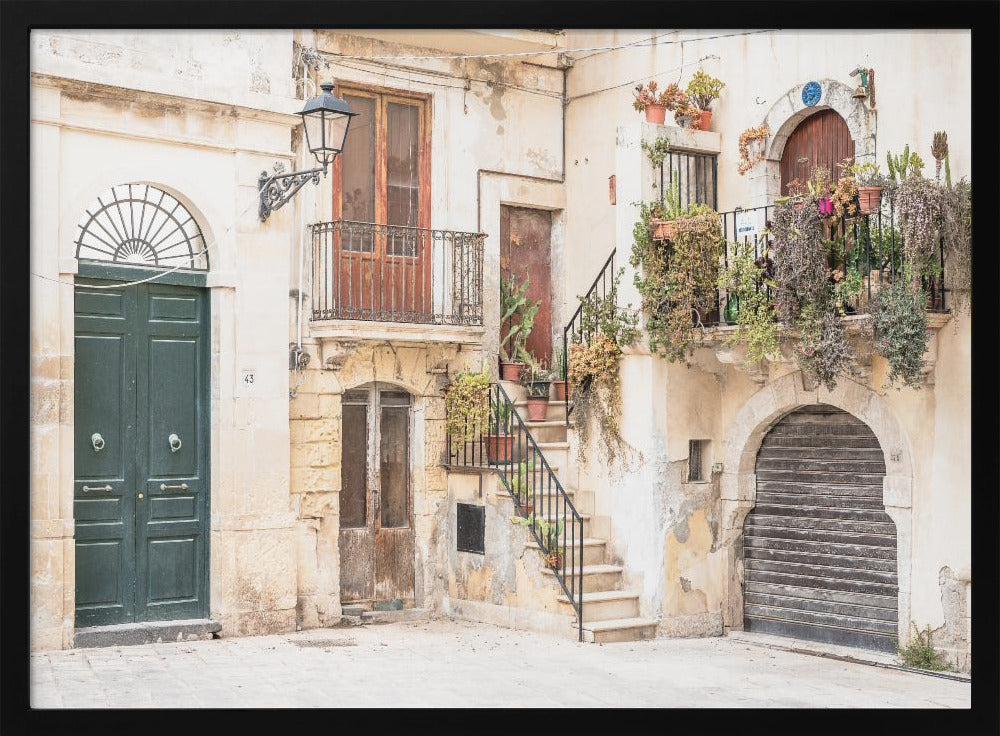 Straßen in Syrakus Nr. 2, Italien | Poster