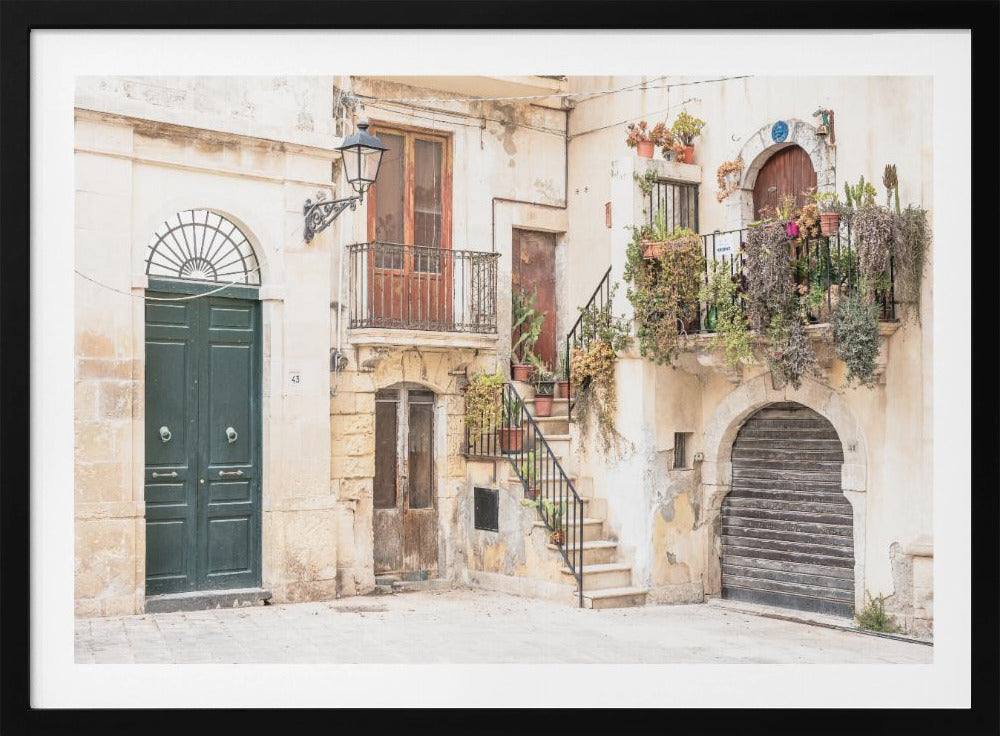 Straßen in Syrakus Nr. 2, Italien | Poster