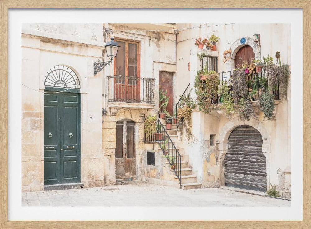 Straßen in Syrakus Nr. 2, Italien | Poster