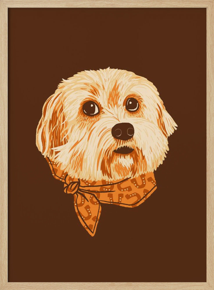 Molly, der Cowgirl-Welpe | Poster