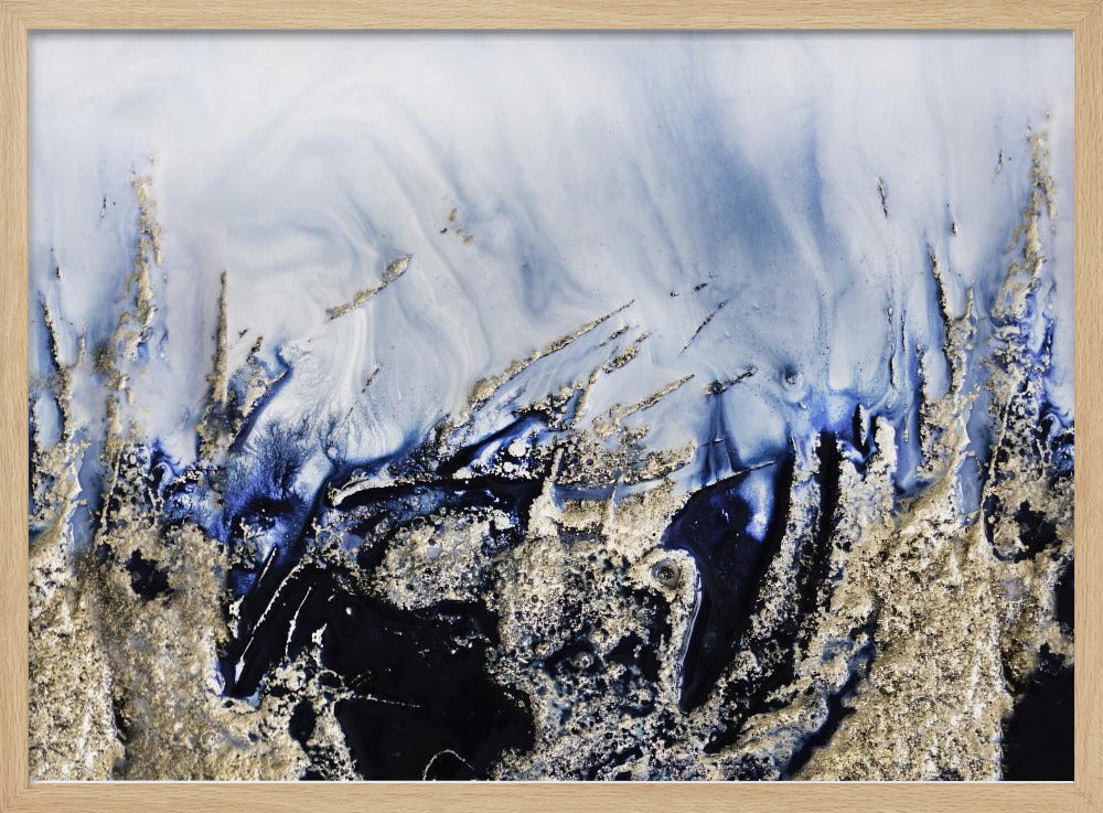 Dramatische Kunst - Goldene Felsen | Poster