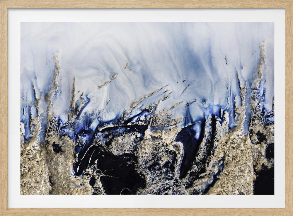 Dramatische Kunst - Goldene Felsen | Poster
