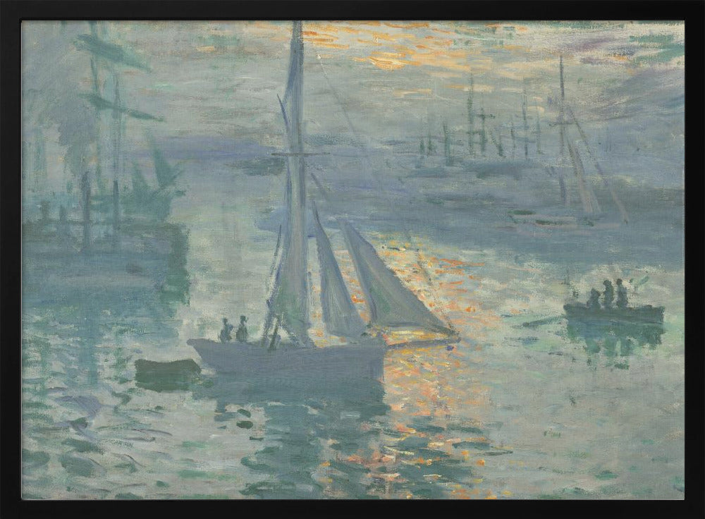 Sunrise (1873) By Claude Monet | Poster