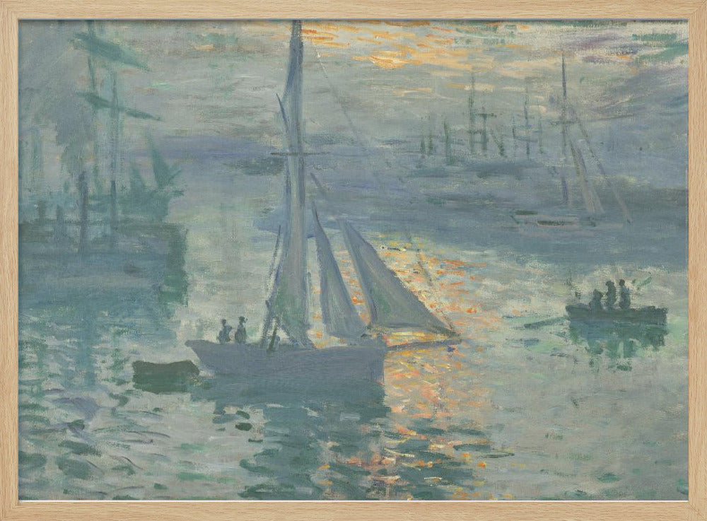 Sunrise (1873) By Claude Monet | Poster