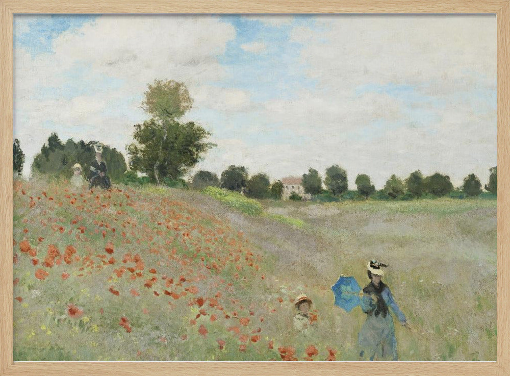 Mohnfeld bei Argenteuil (1873) | Poster