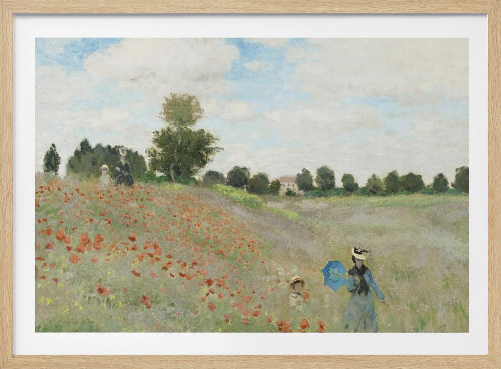 Mohnfeld bei Argenteuil (1873) | Poster