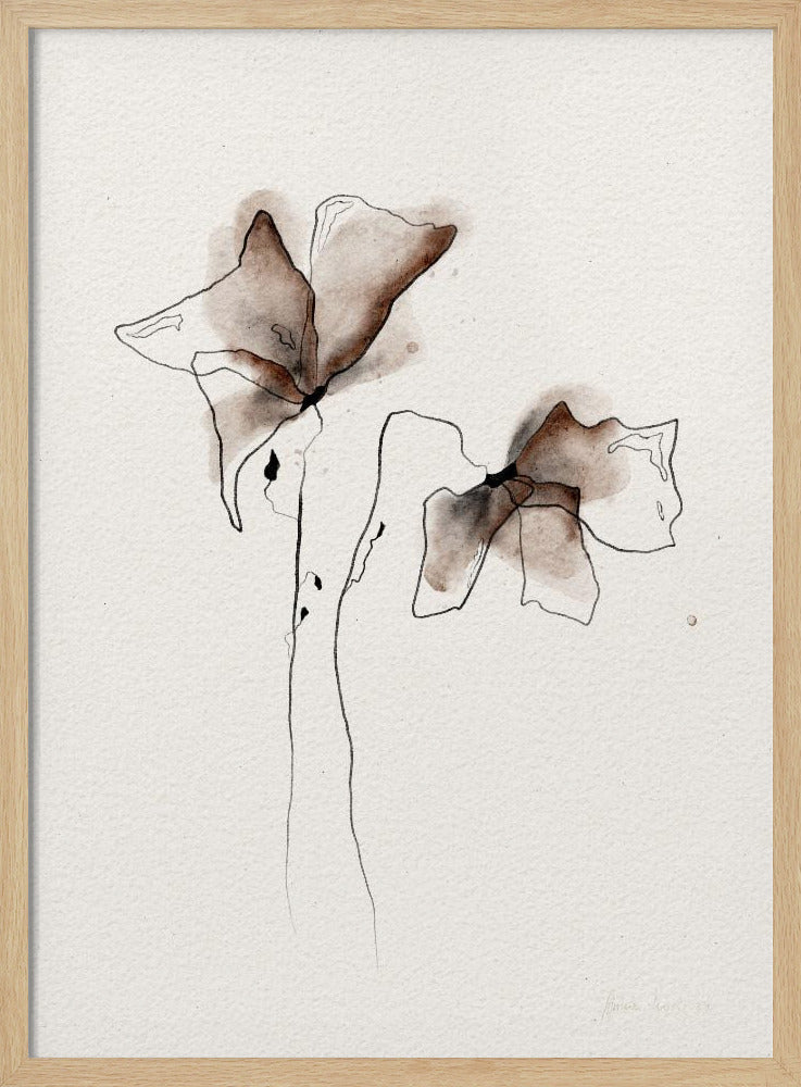 Ein farbenfrohes Aquarell-Blumengemälde | Poster