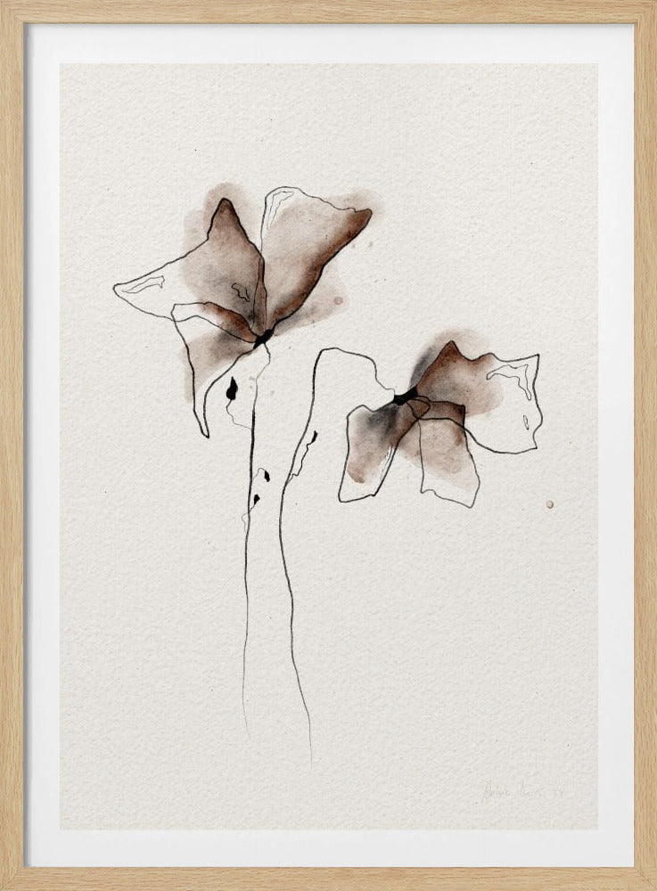 Ein farbenfrohes Aquarell-Blumengemälde | Poster