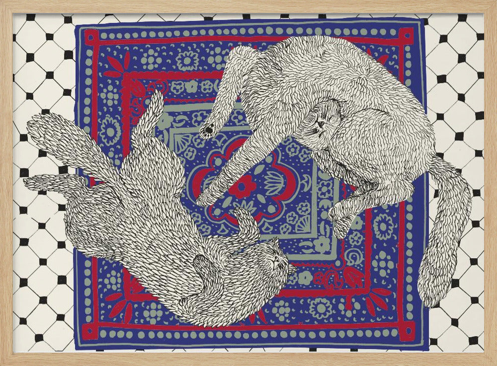 Schlafende Katzen | Poster