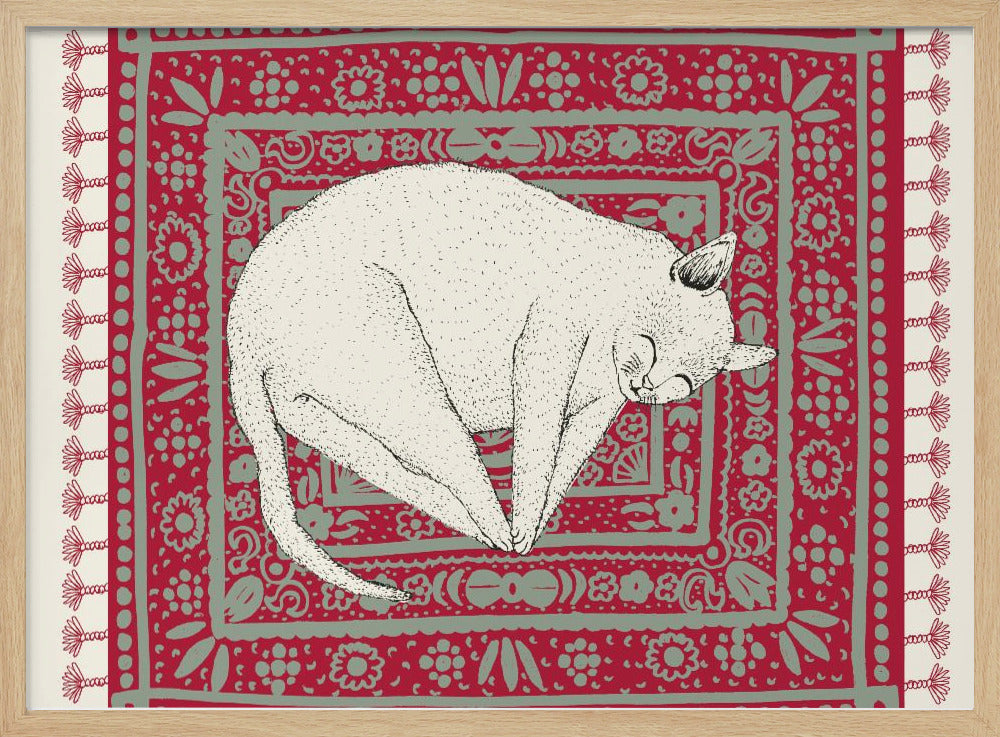 Schlafende Katze VI | Poster