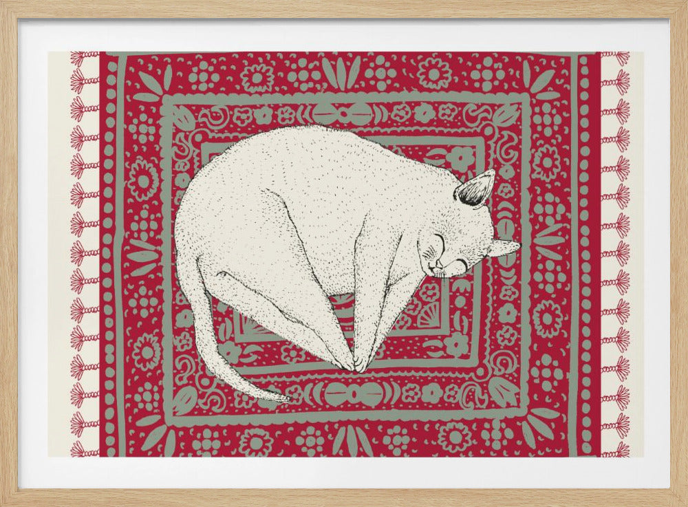 Schlafende Katze VI | Poster