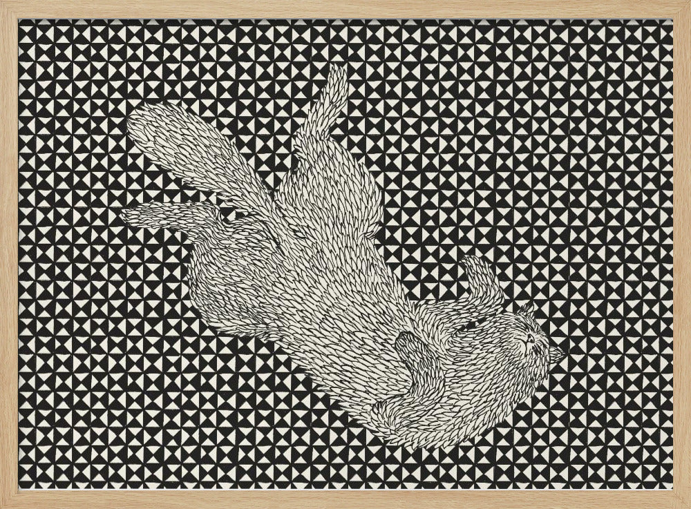 Schlafende Katze VII | Poster