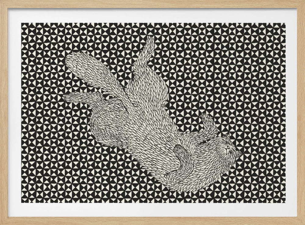 Schlafende Katze VII | Poster