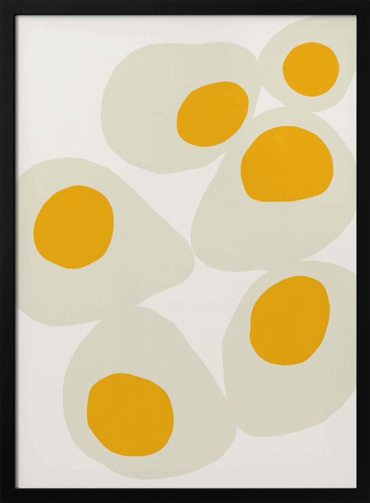 Gelbe Eier, Food Art | Poster