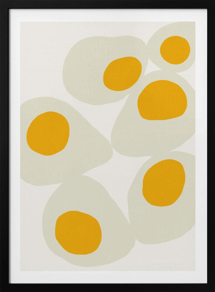 Gelbe Eier, Food Art | Poster