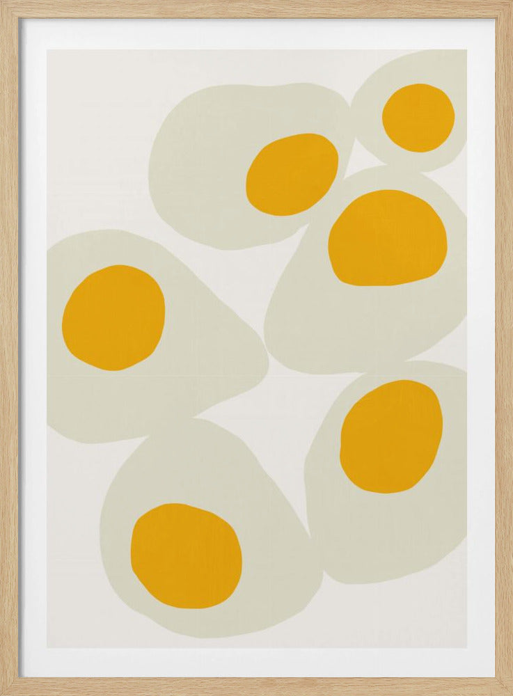 Gelbe Eier, Food Art | Poster