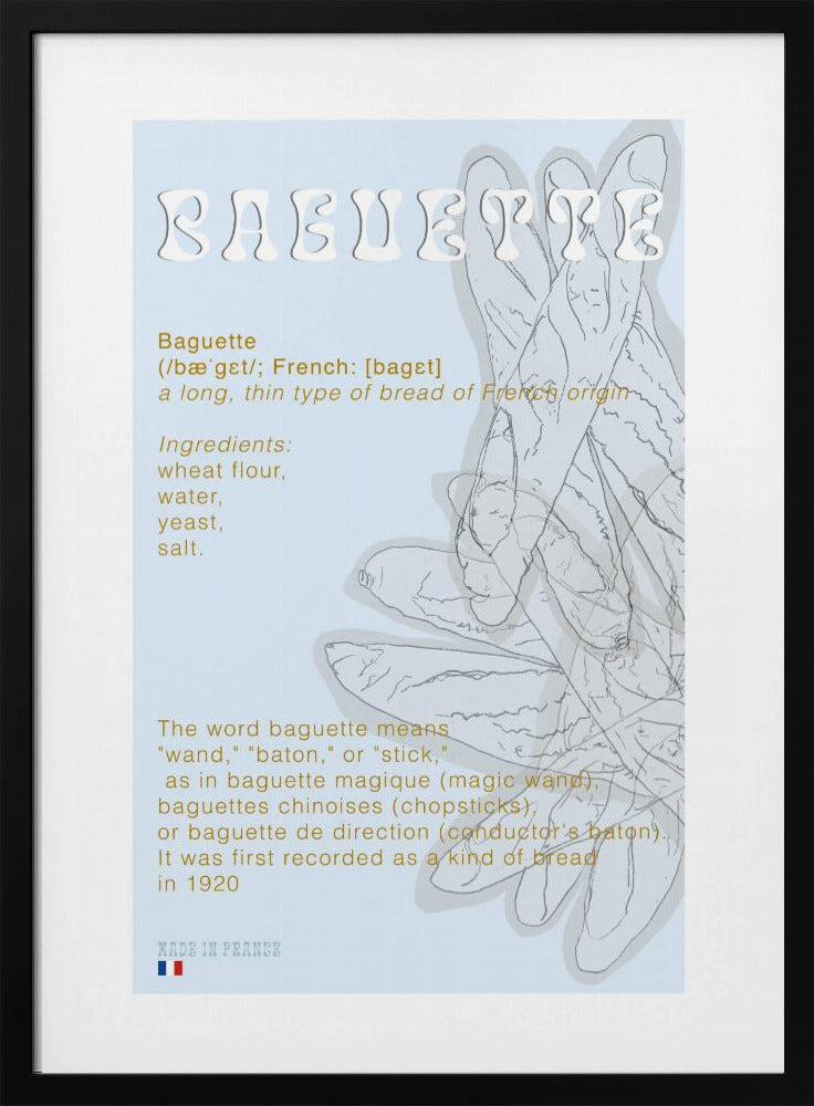 Baguette-Kaffee | Poster