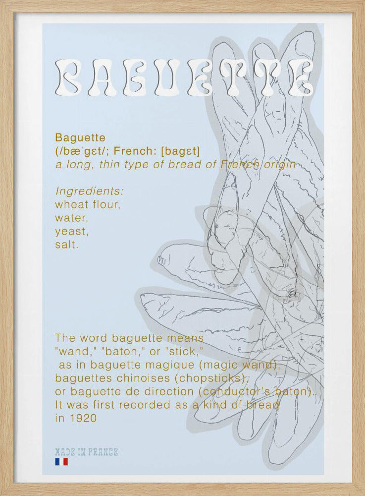 Baguette-Kaffee | Poster