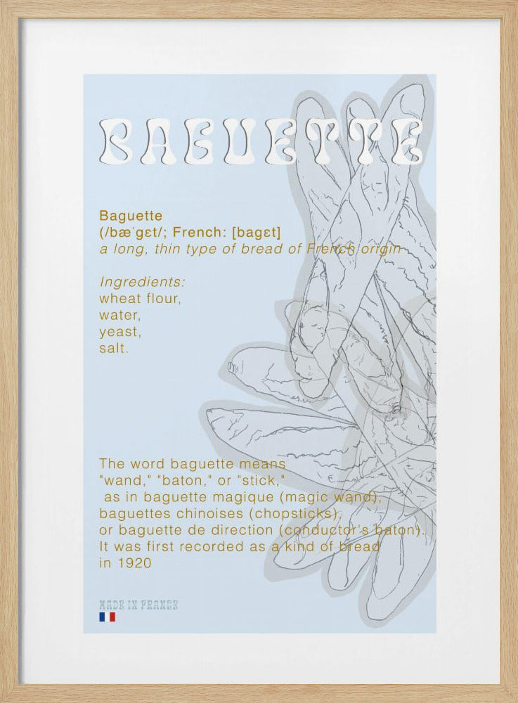 Baguette-Kaffee | Poster