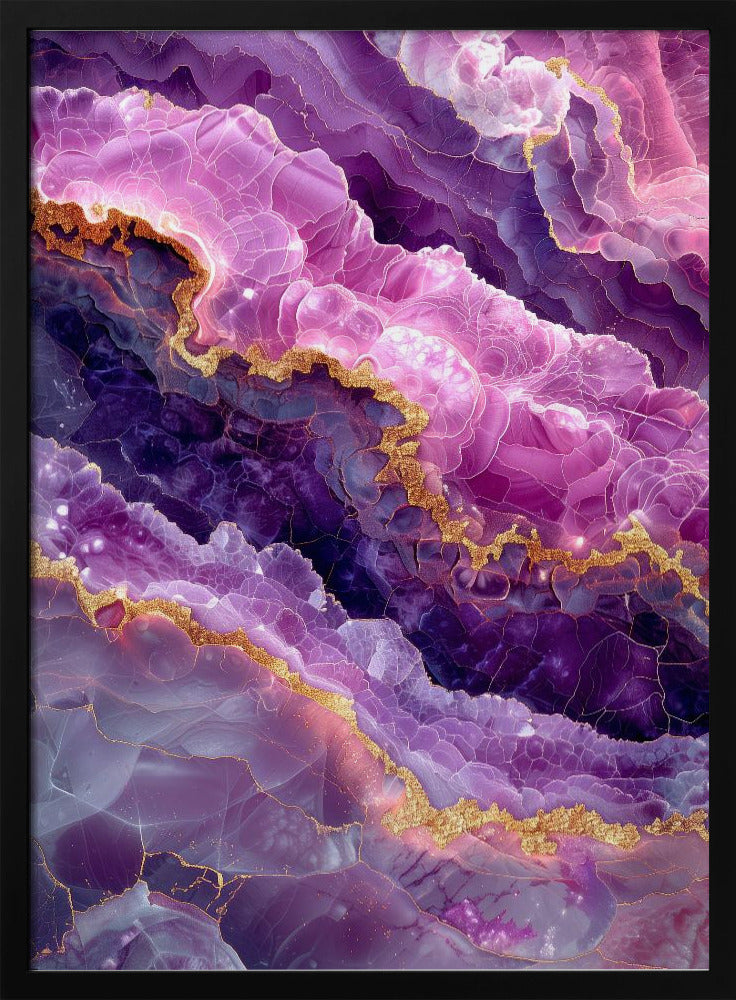 Amethyst Magische Landschaftsgrafik (74) | Poster