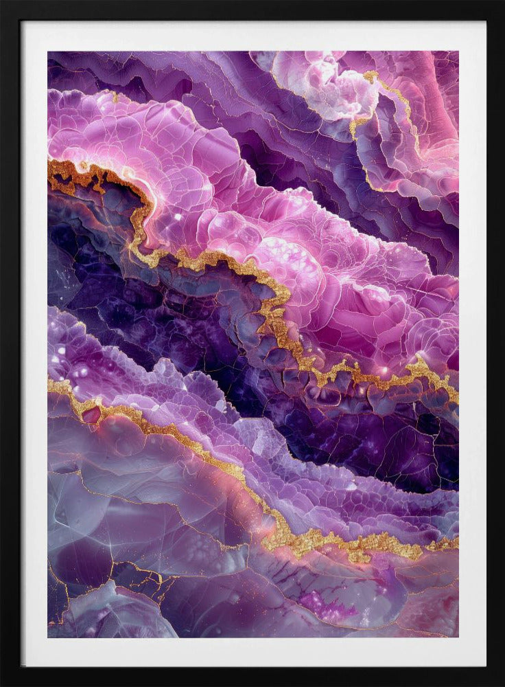 Amethyst Magische Landschaftsgrafik (74) | Poster