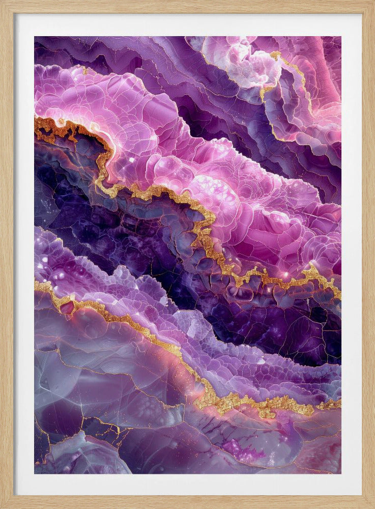 Amethyst Magische Landschaftsgrafik (74) | Poster