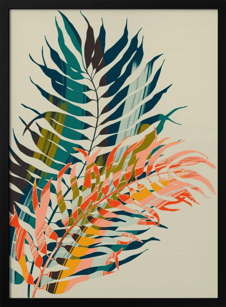 Bunte Palmblätter | Poster