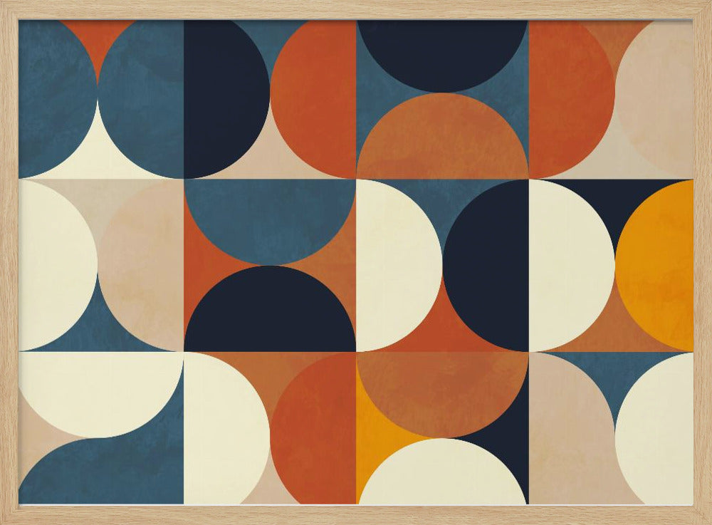 Geometrie New12 Marron | Poster