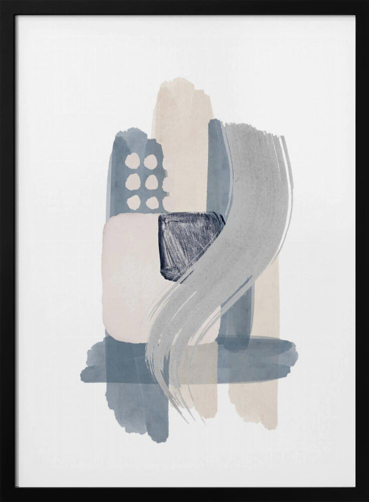 Blaue Gelassenheit 1 | Poster