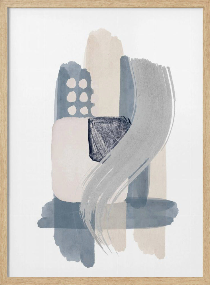 Blaue Gelassenheit 1 | Poster