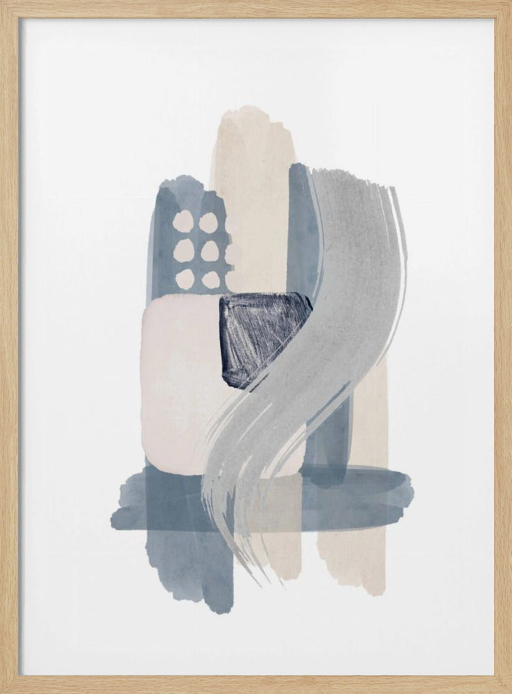 Blaue Gelassenheit 1 | Poster