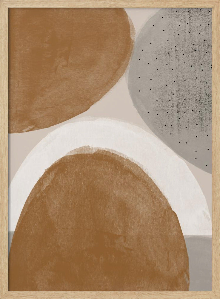 Erdige Formen Harmonie | Poster