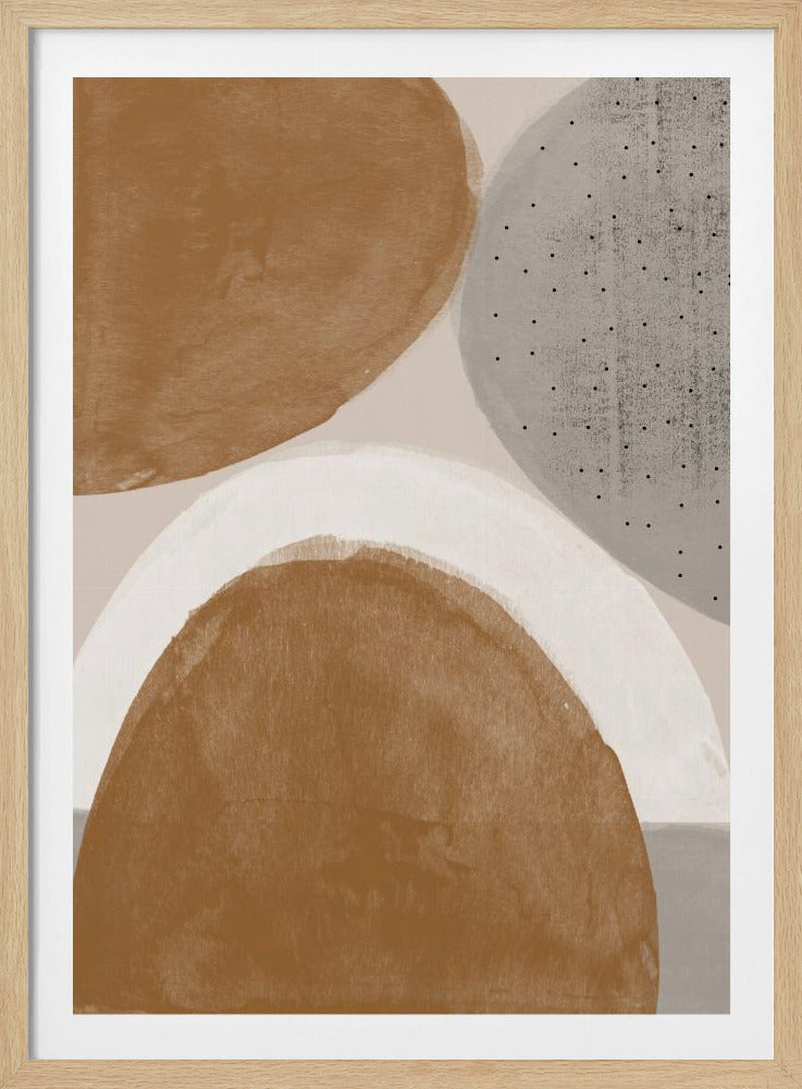 Erdige Formen Harmonie | Poster
