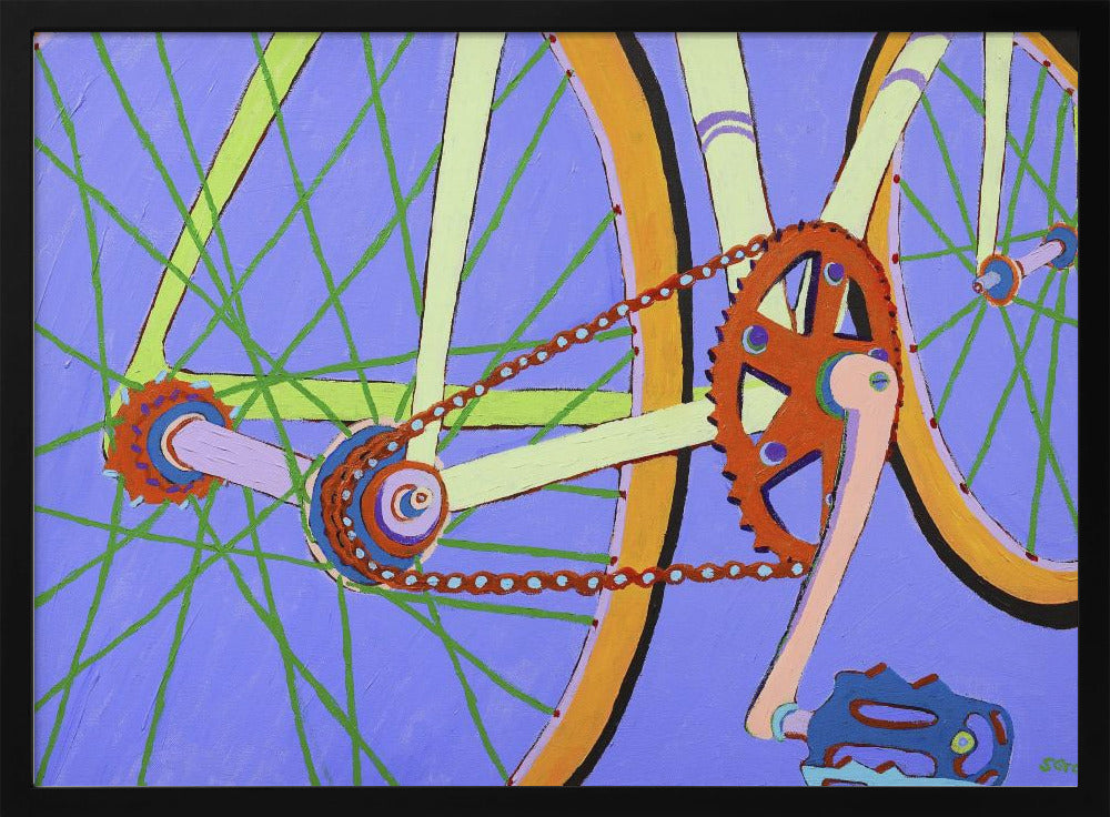 Green Spokes | Poster