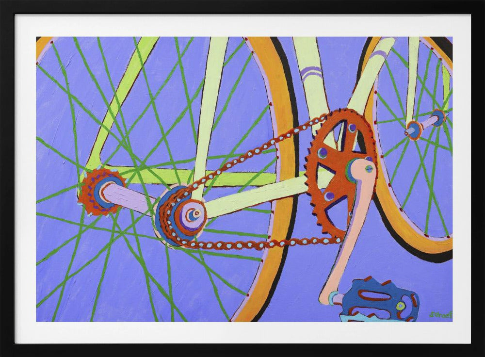 Green Spokes | Poster