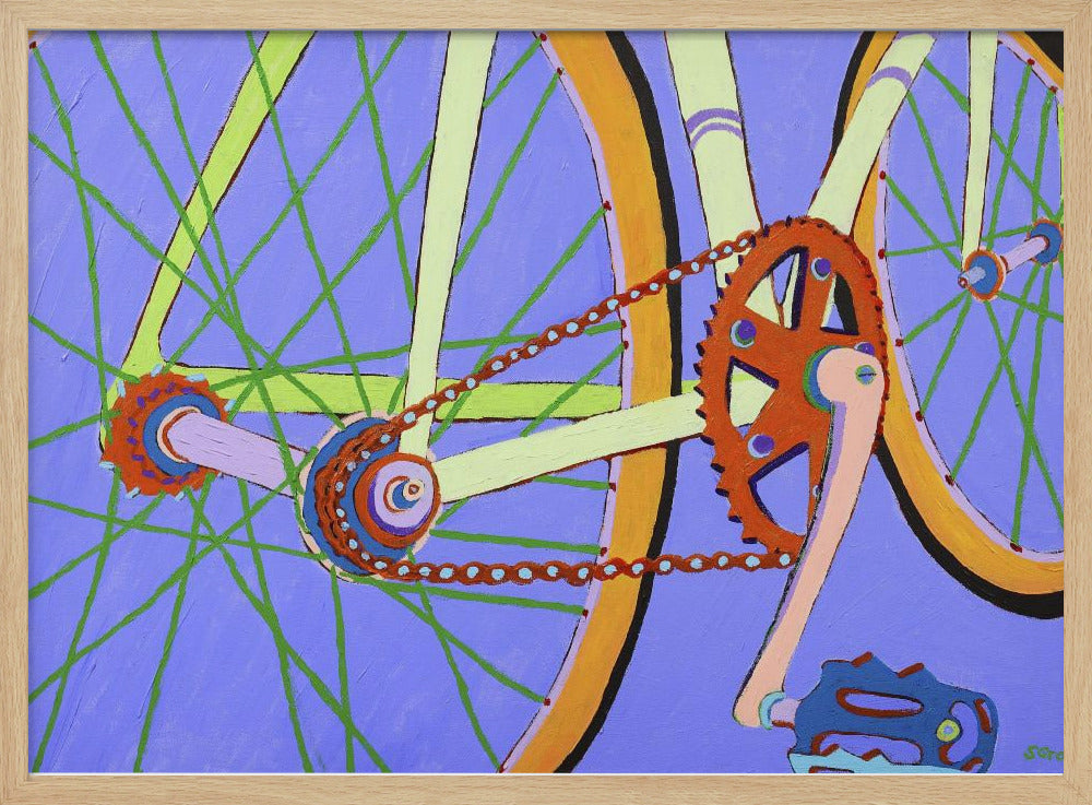 Green Spokes | Poster