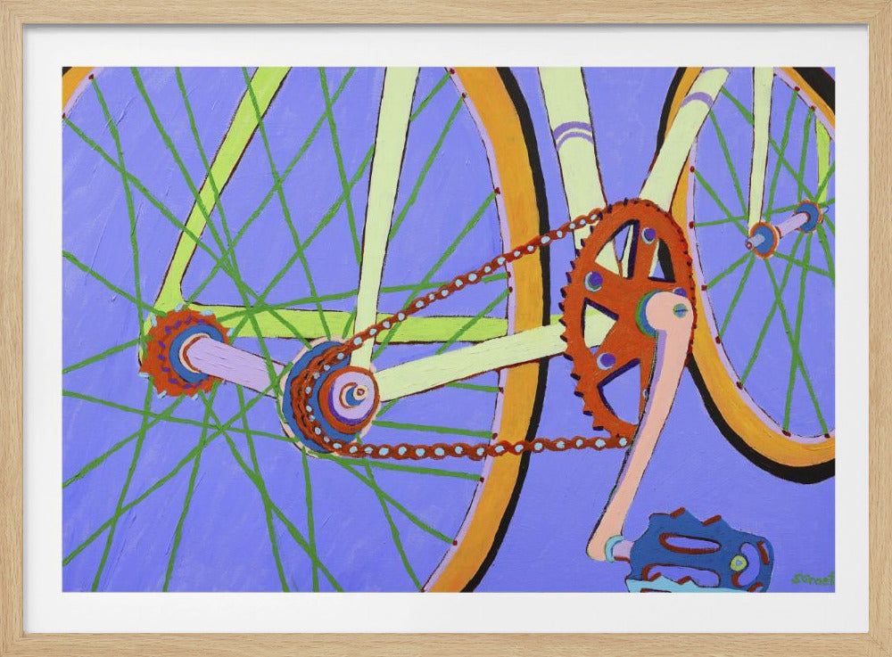 Green Spokes | Poster