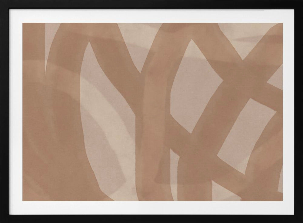 Neutral Abstract Watercolor In Nude and Pastel 9 | Poster